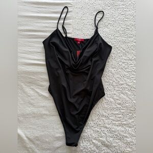 GUESS Elegant Black Bodysuit